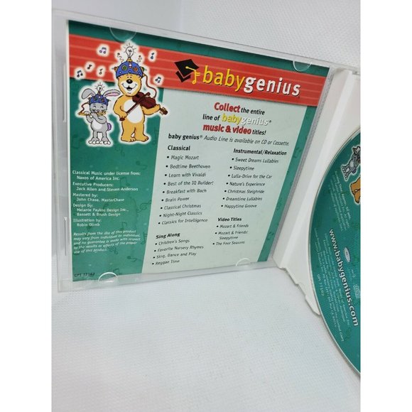Baby Genius Brain Power CD No Scratches Clean - Picture 10 of 10